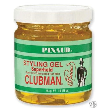 Clubman Pinaud Styling Gel Superhold – 16 oz - ANNS BEAUTY SUPPLY